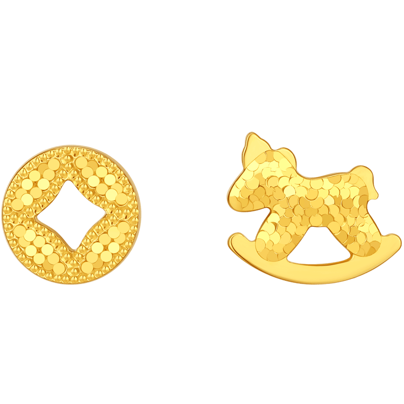 在耳畔——潮宏基黄金耳钉的魅力ky开元棋